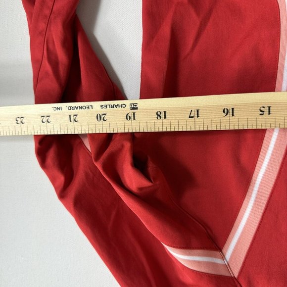 Vintage Y2K Nike Athletic Track Jacket Women Size Large Red Active Training - Picture 8 of 8